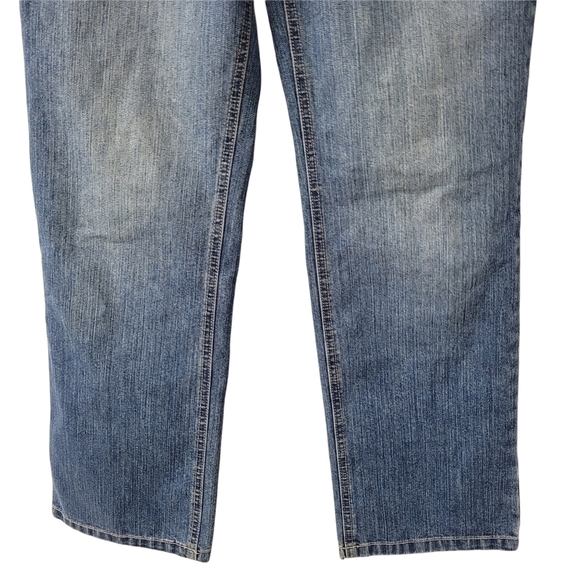 𝅺BLUE Highrise Straight Leg Cropped Jeans Size 8 Vintage Gloria Vanderbilt - Picture 6 of 10